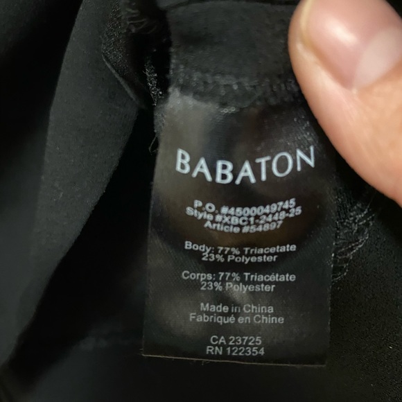 Aritzia Babaton Black Simon Sleeveless Blouse - Picture 6 of 6